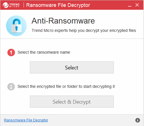 ransomware decryptor