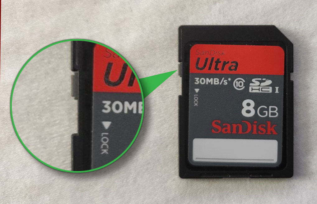 fotografering midt i intetsteds ihærdige Unlock SD Card | How to Recover Locked Memory Card Files [4 Ways]