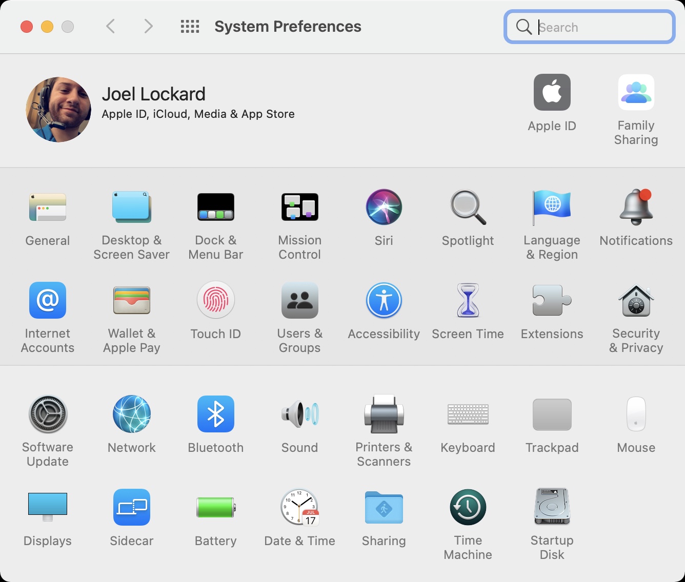 mac system preferences