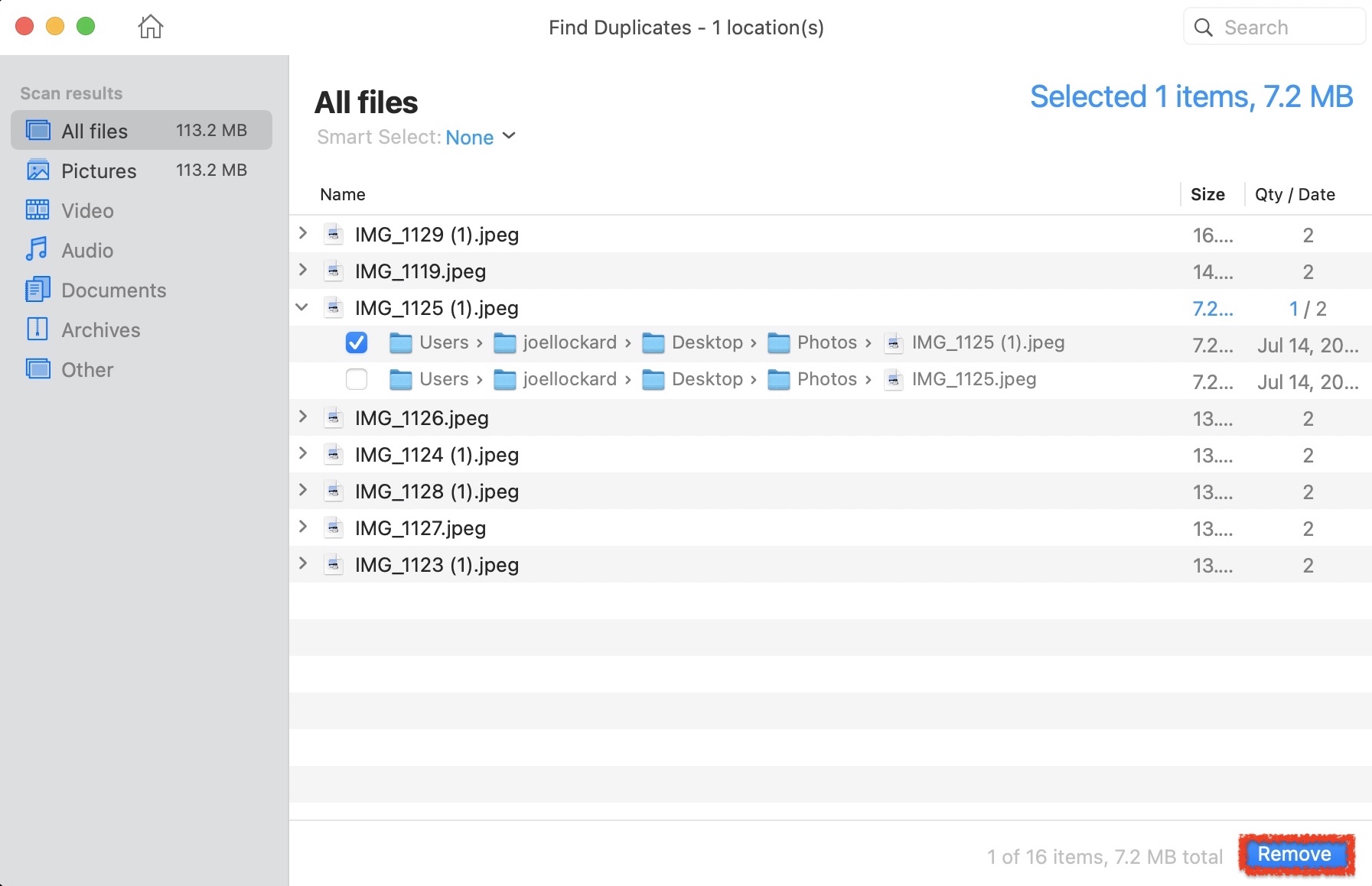 removing duplicate photos in disk drill