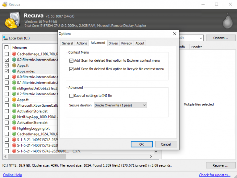 Recuva data recovery tool review updated in 2021 