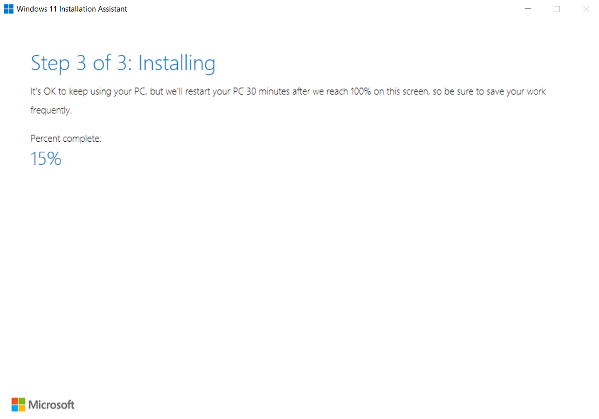 Installation de Windows 11