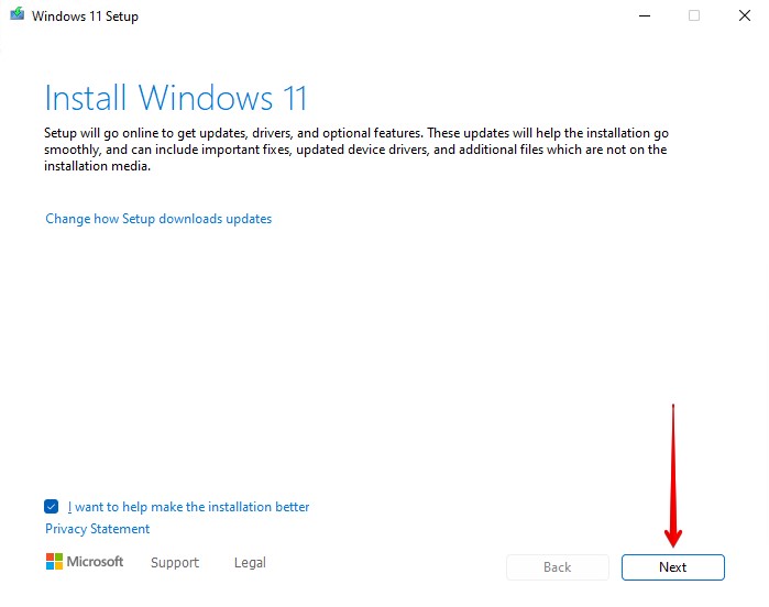 Install Windows 11 overview.