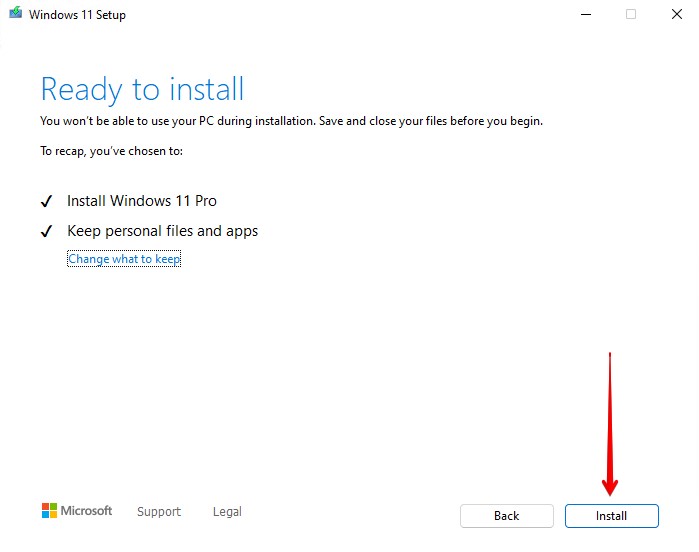 Reinstalling Windows 11.