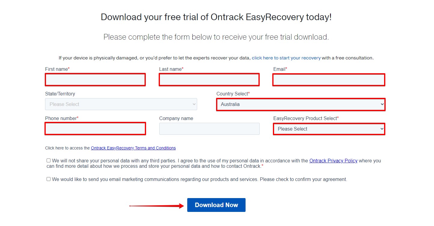 kroll ontrack ошибка при моделировании раздела