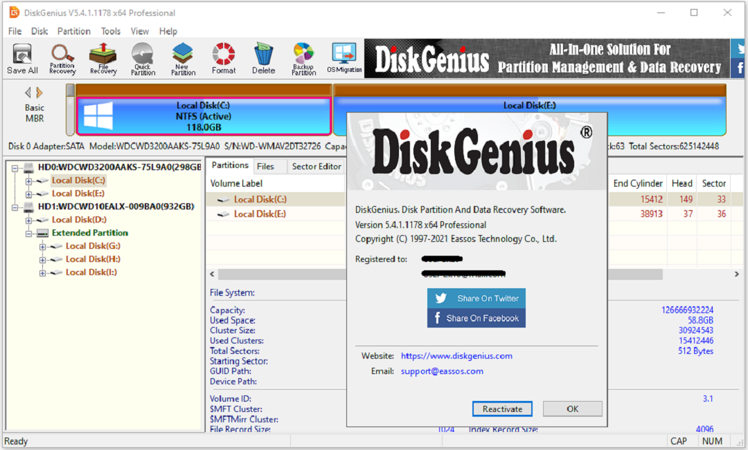 DiskGenius home page