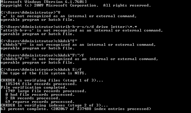 cf files command prompt