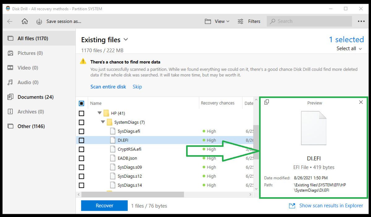 Thumbnails in Disk Drill interface.