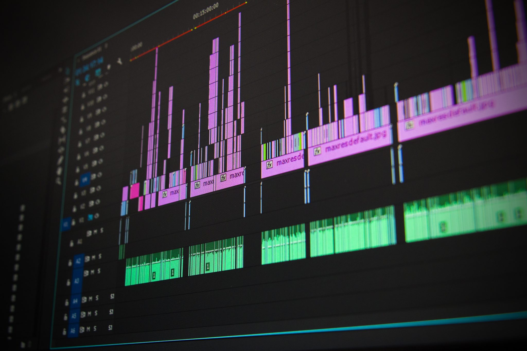 video editing software screenshot