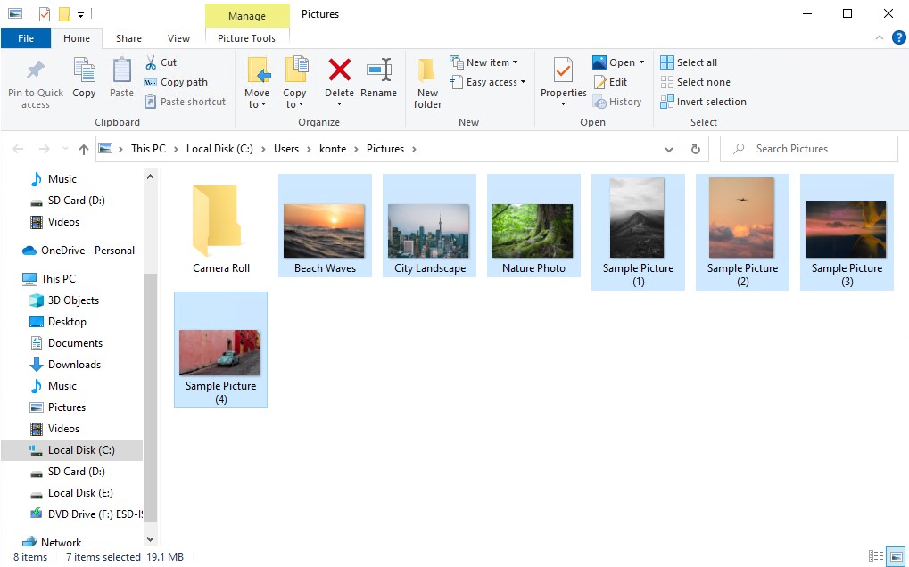 Checking the restored files