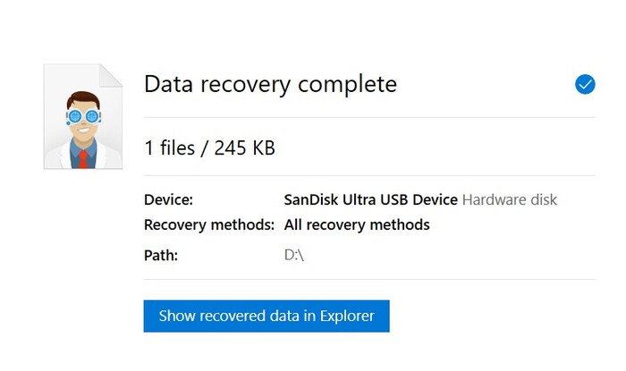 ani disk drill recover complete