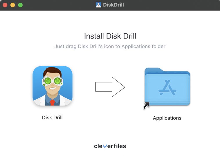 disk drill application folder