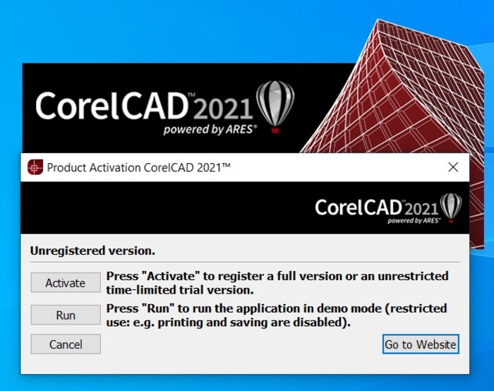 corel cad launch