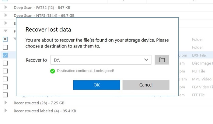 dxf disk drill recover