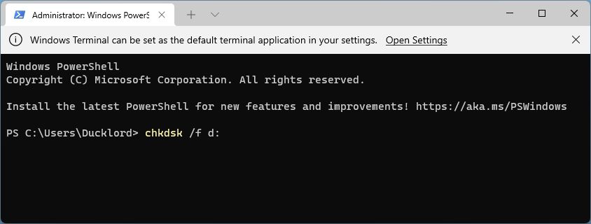 Windows CHKDSK
