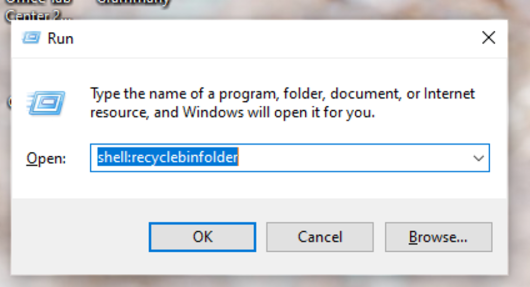 Recover from recycle bin.