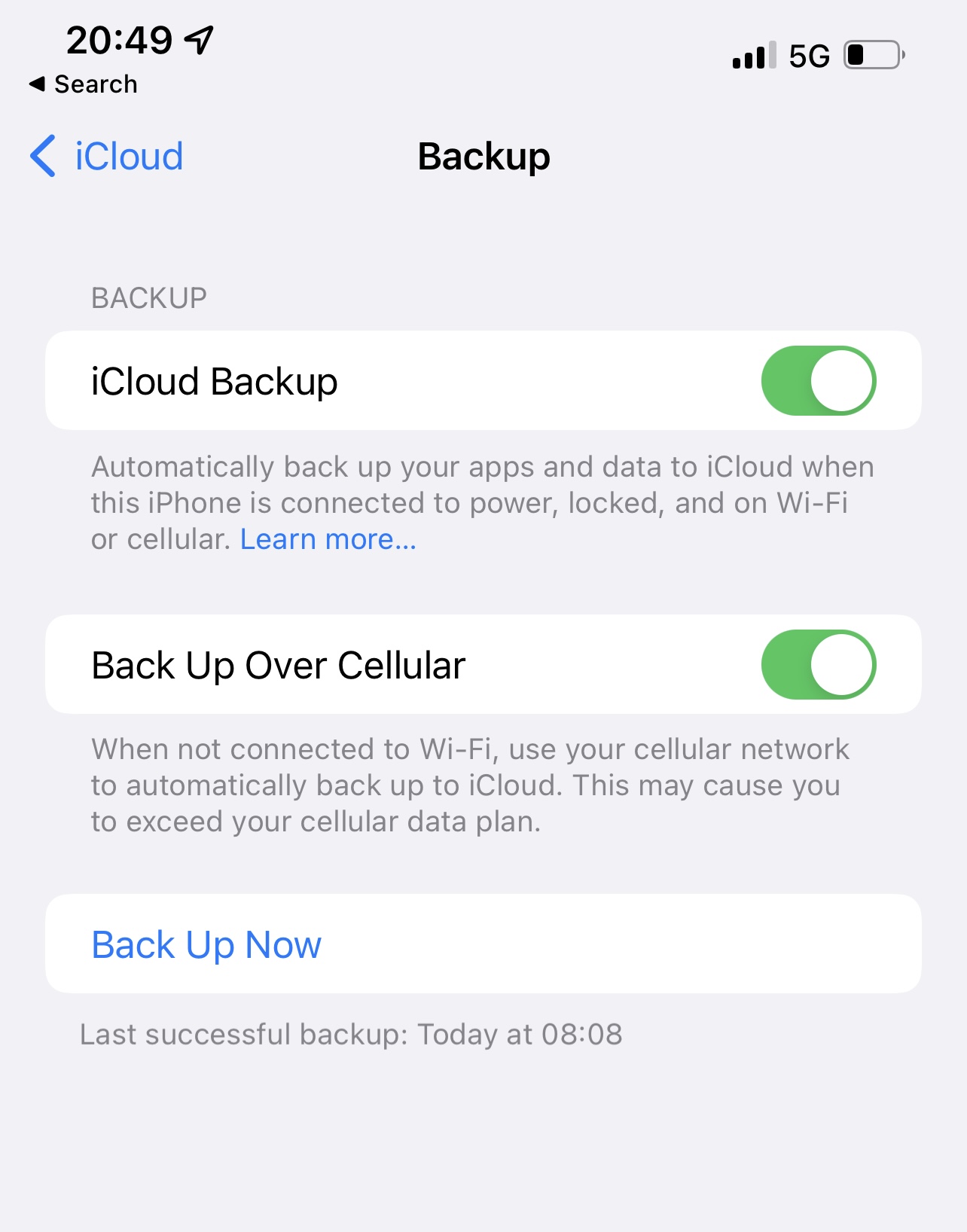 icloud backup