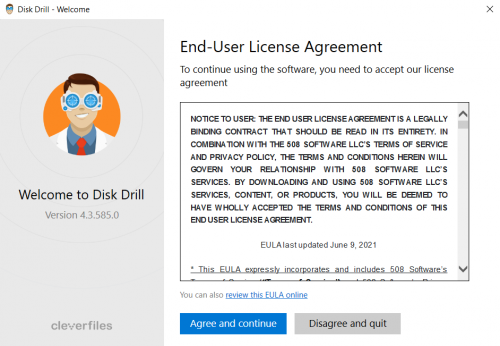 Disk Drill License Agreement