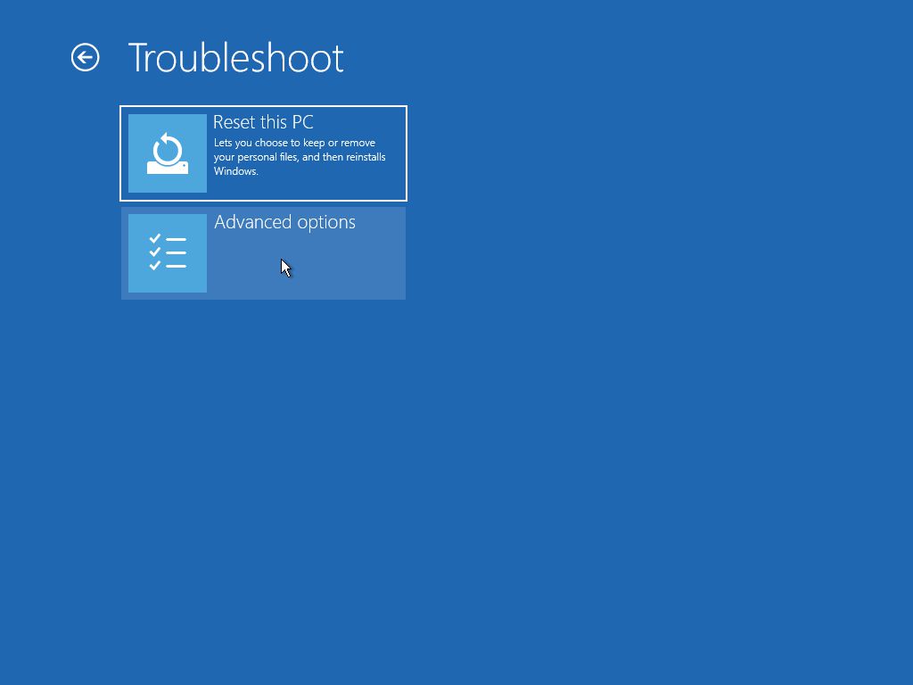 Windows 11 Startup Repair Troubleshoot Advanced Options
