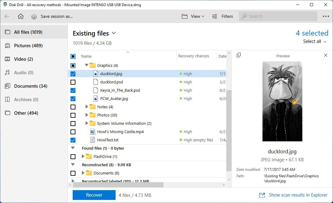 Disk Drill Choose Files To Recover