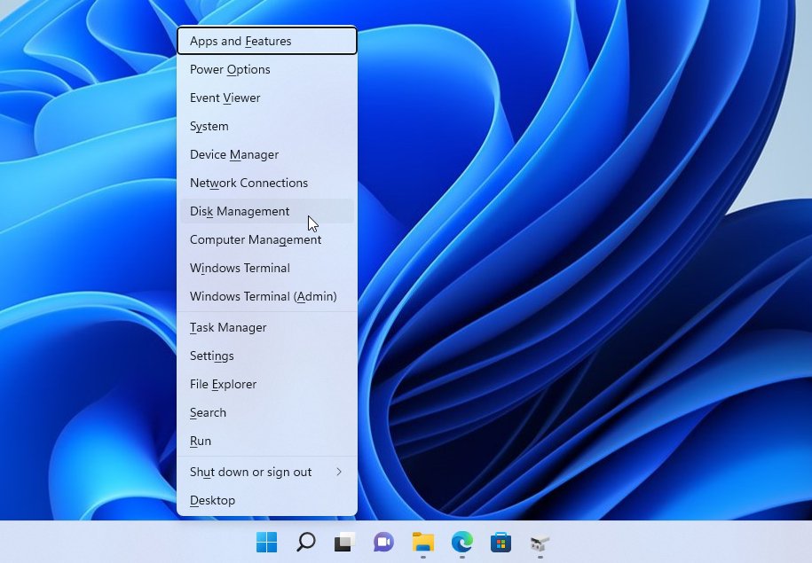 Windows 11 Disk Management