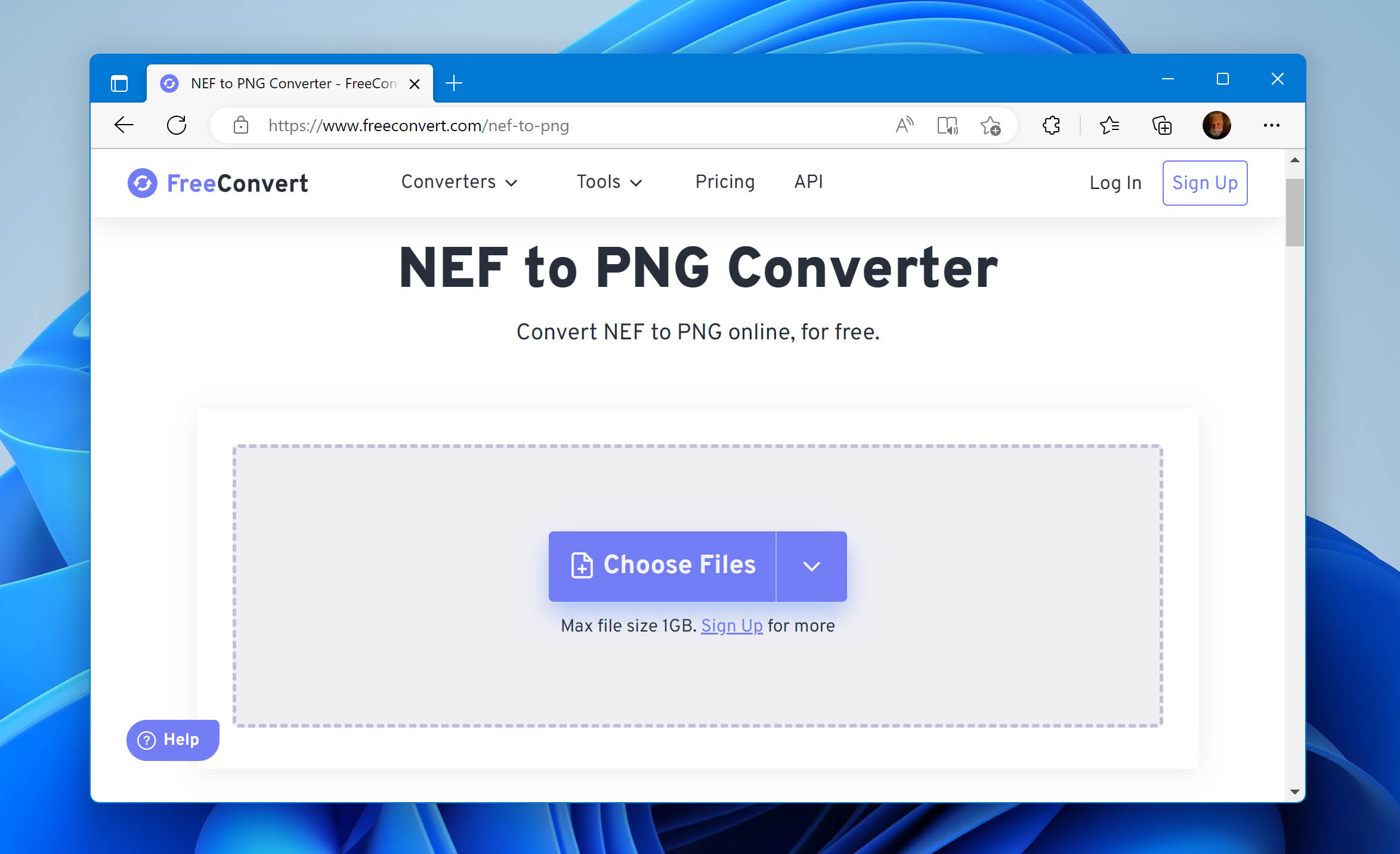 Nef online converter.
