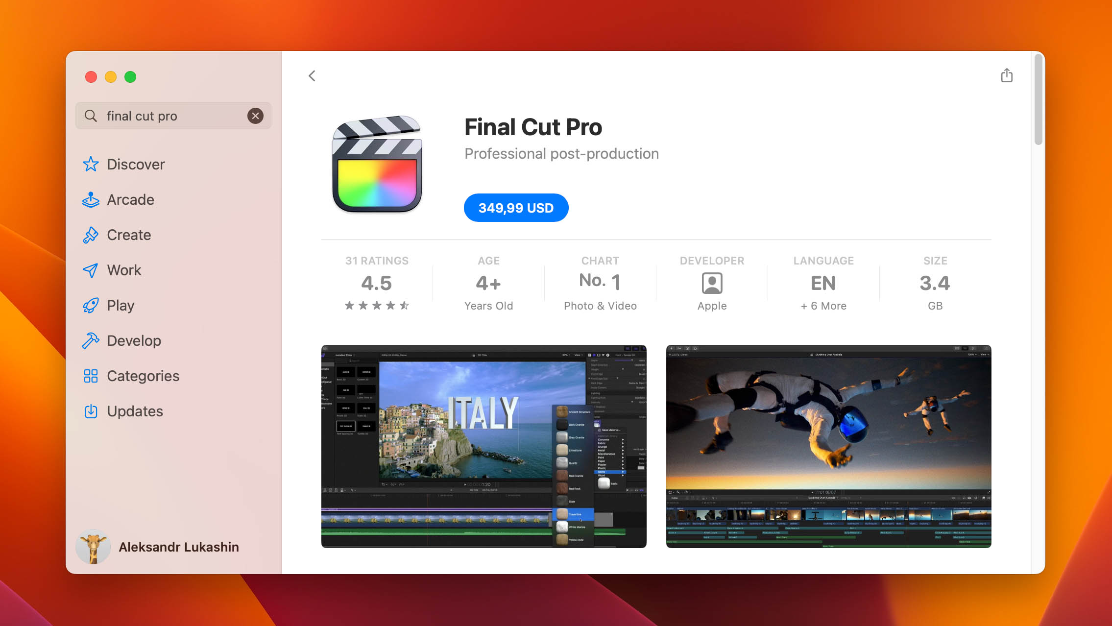 Final cut pro on app store.