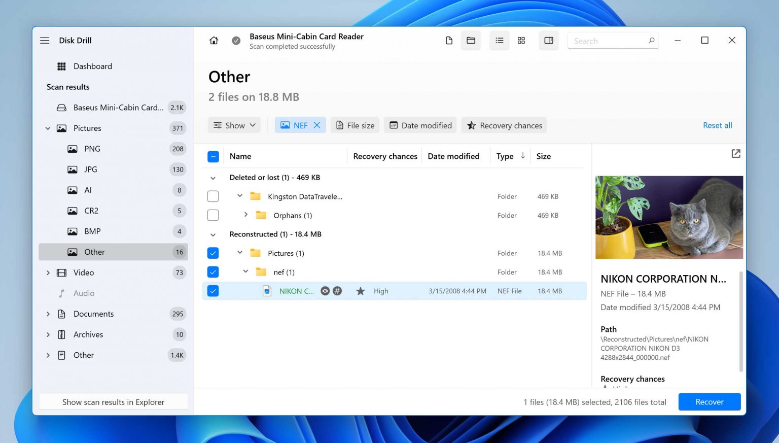 What Is NEF File Format & How To Recover NEF Files