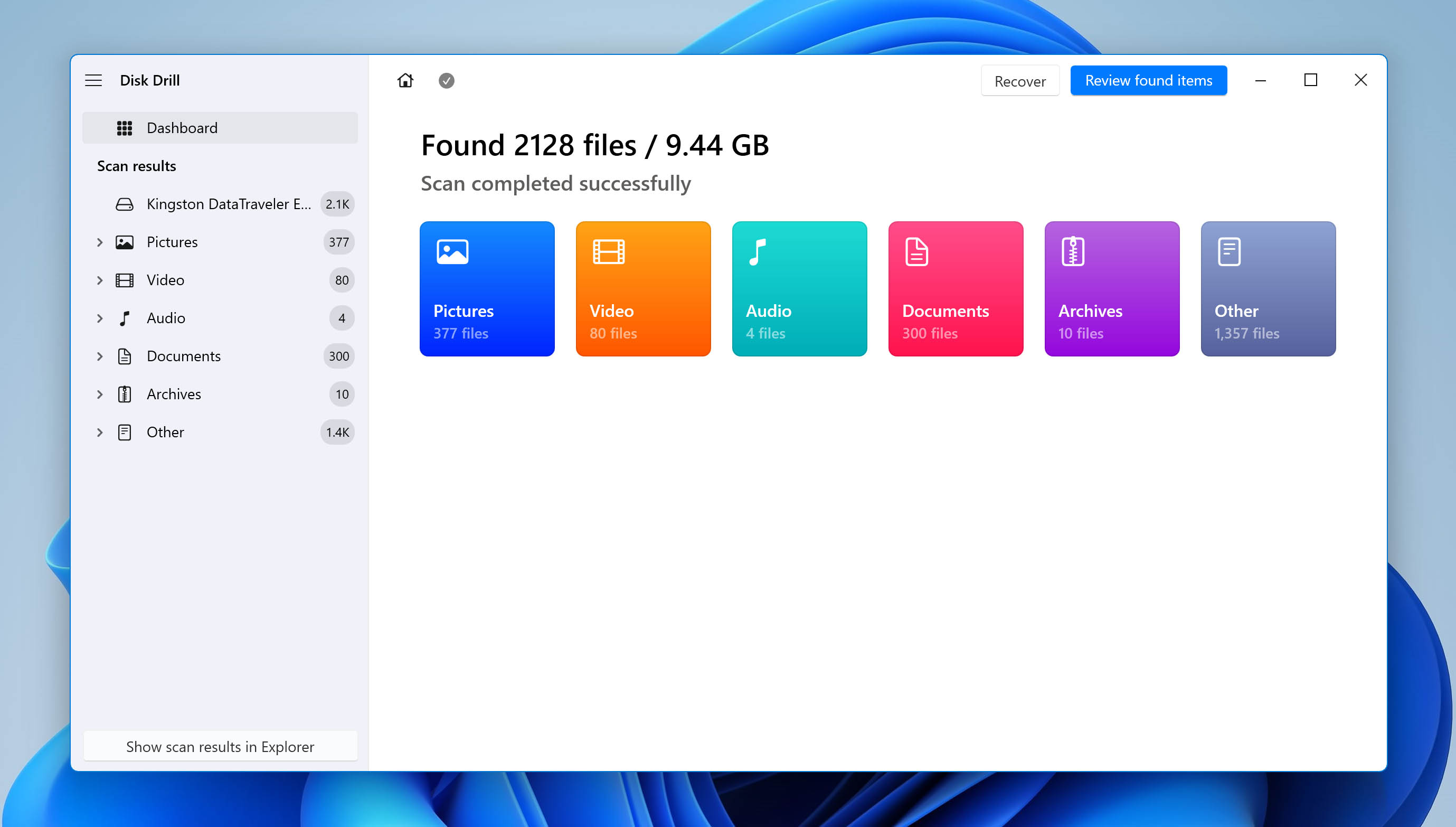 Disk Drill scanning for lost WebM files.