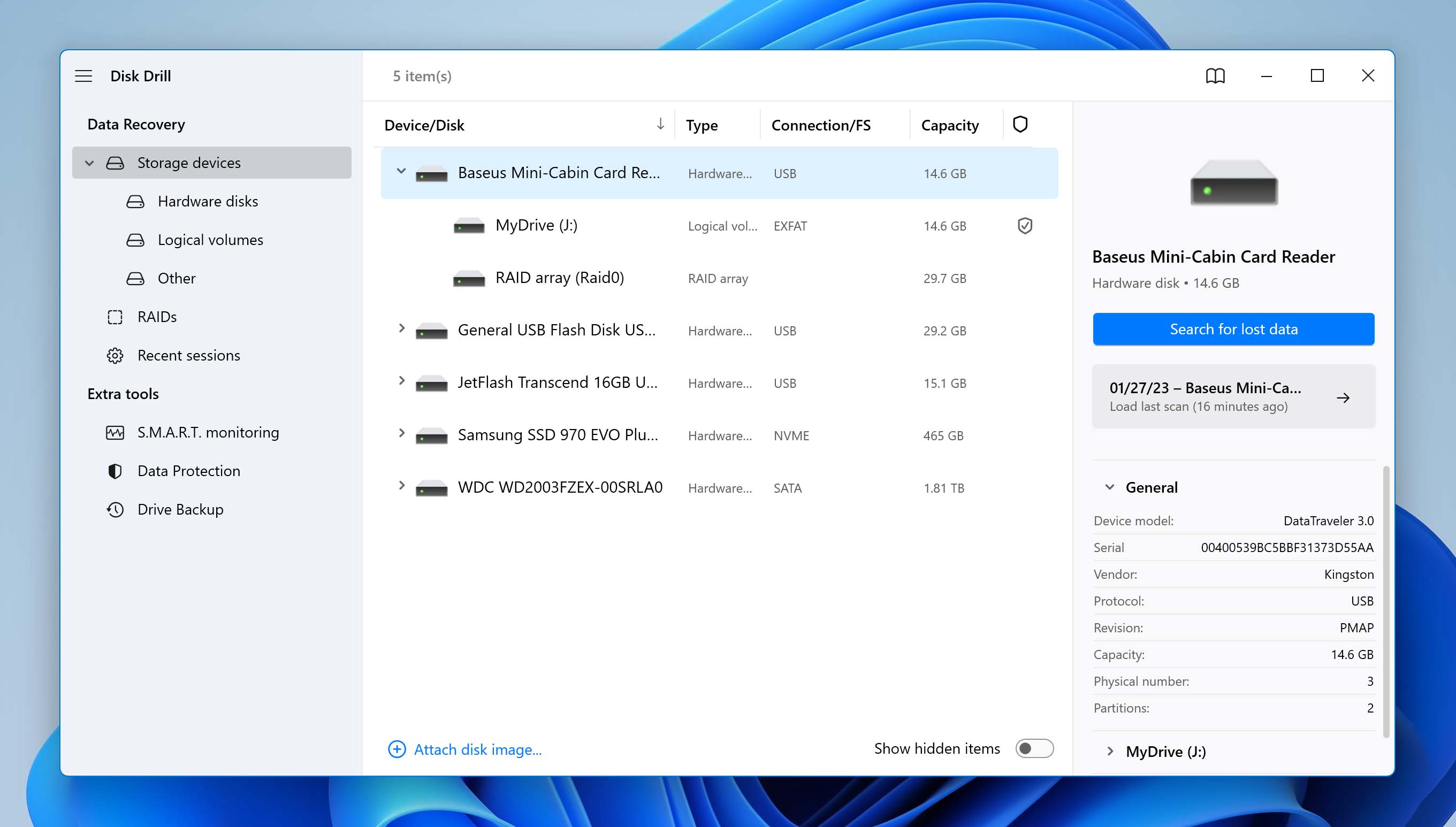 Search for lost NEF file in Disk Drill. 