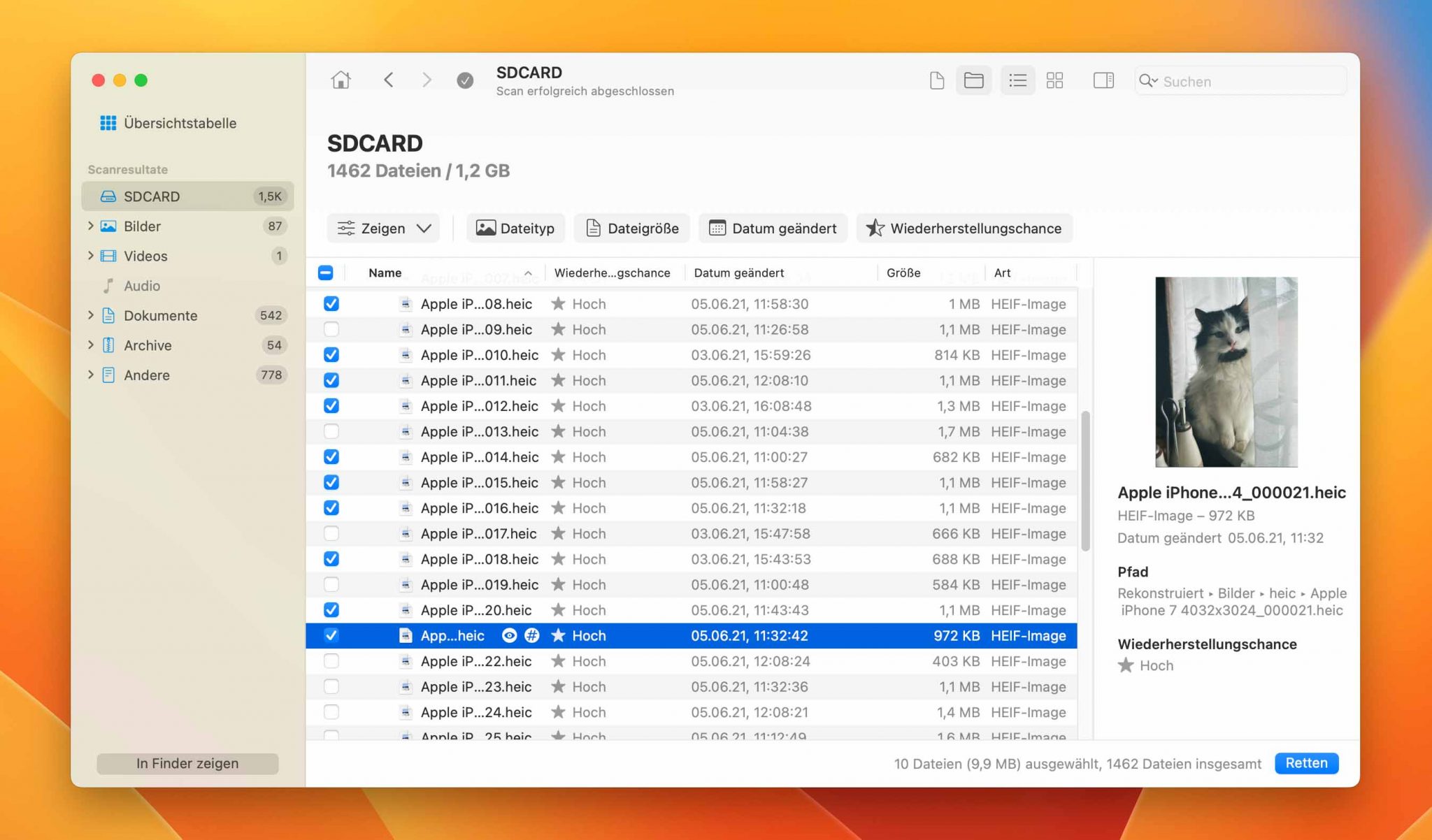 Gelöschte Dateien Von Sd Karte Wiederherstellen Mac Gelöschte Dateien von einer formatierten SD-Karte wiederherstellen