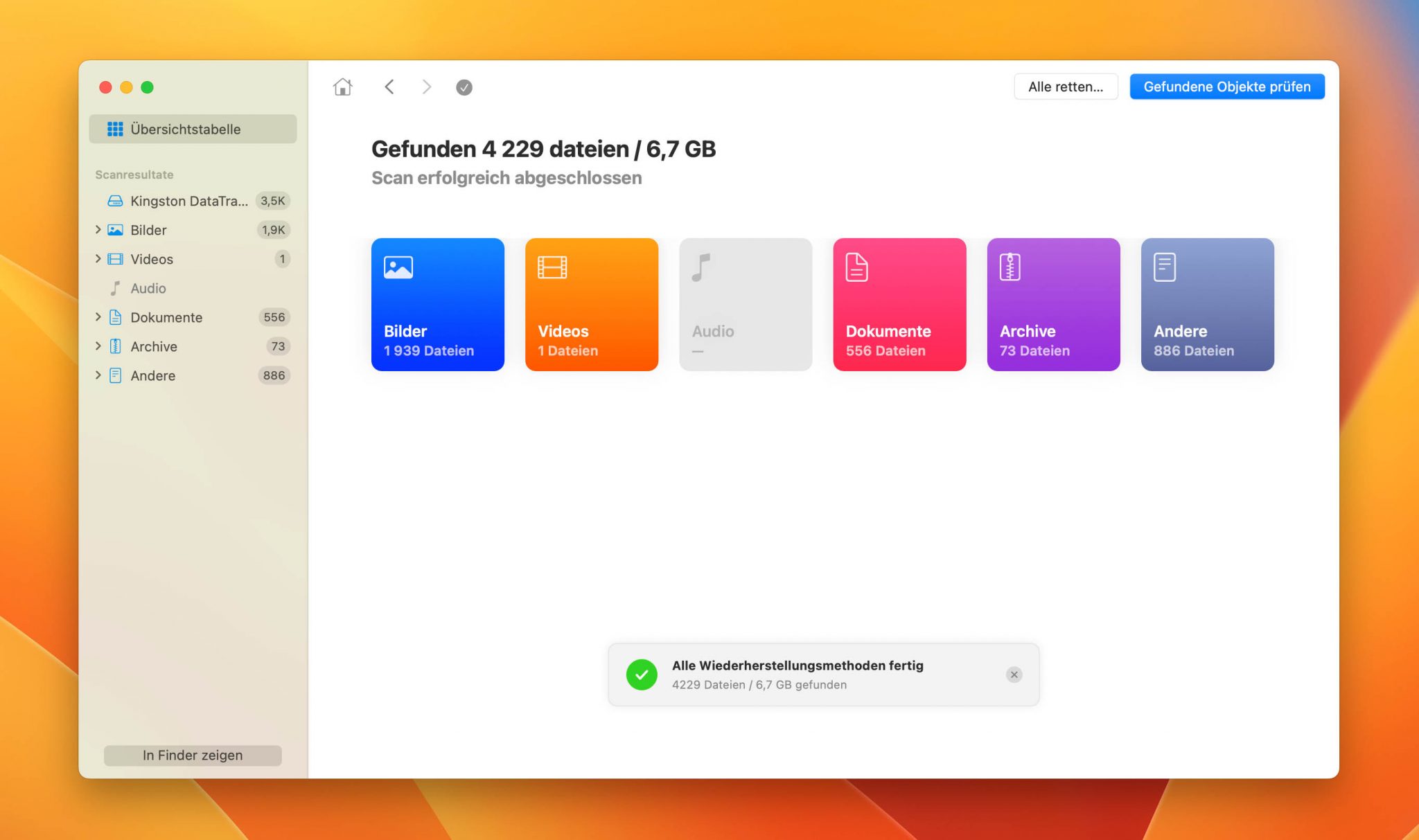 Gelöschte Ordner unter Windows und Mac wiederherstellen 2023
