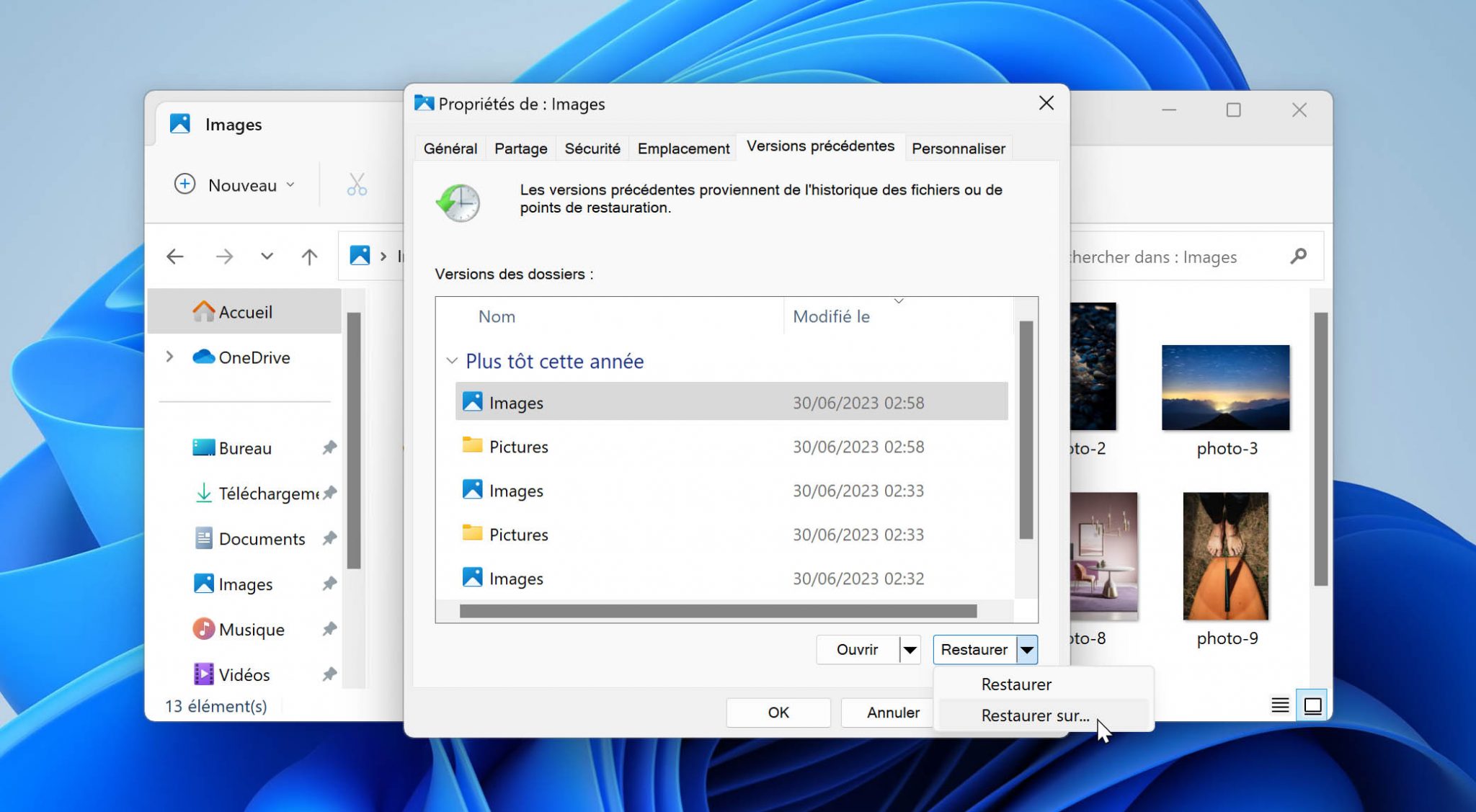 Comment récupérer un fichier écrasé par erreur sous Windows
