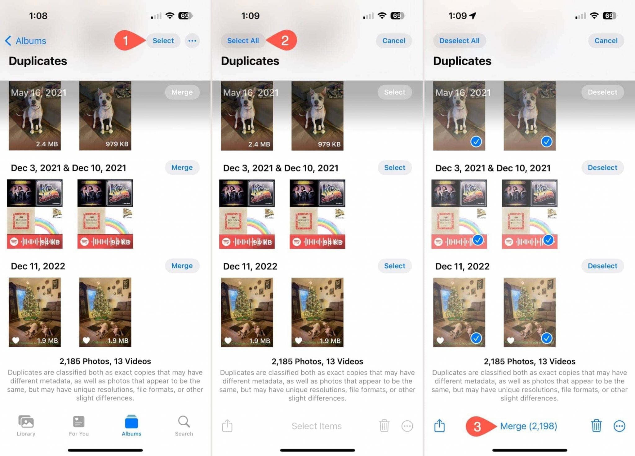 How to Delete Duplicate Photos on iPhone - iOS 17