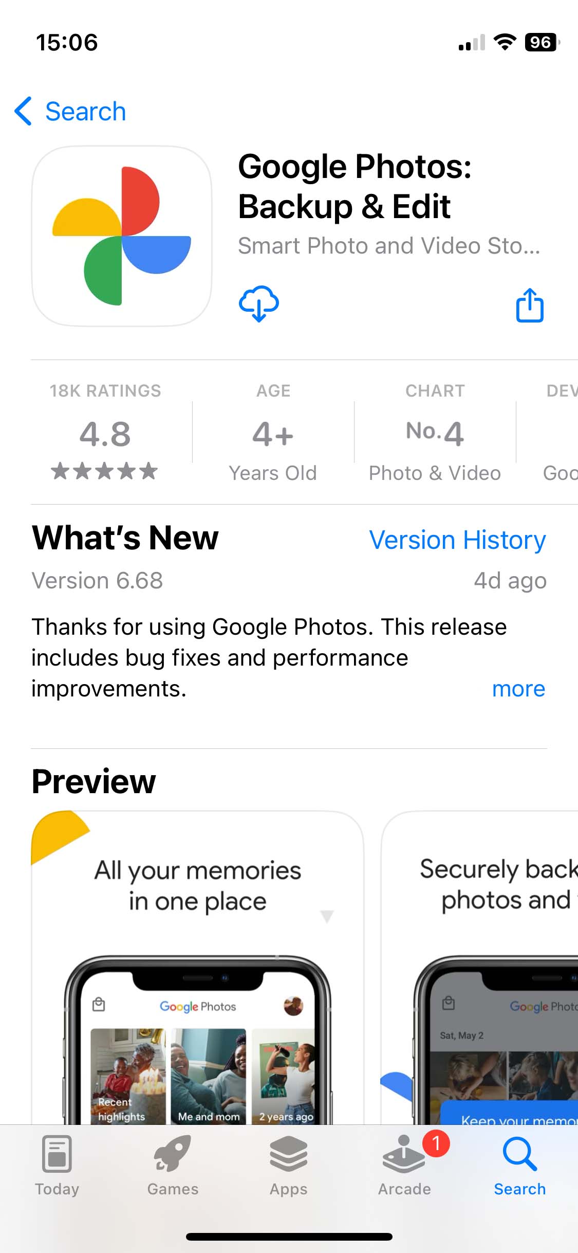 Back Up Using Google Photos