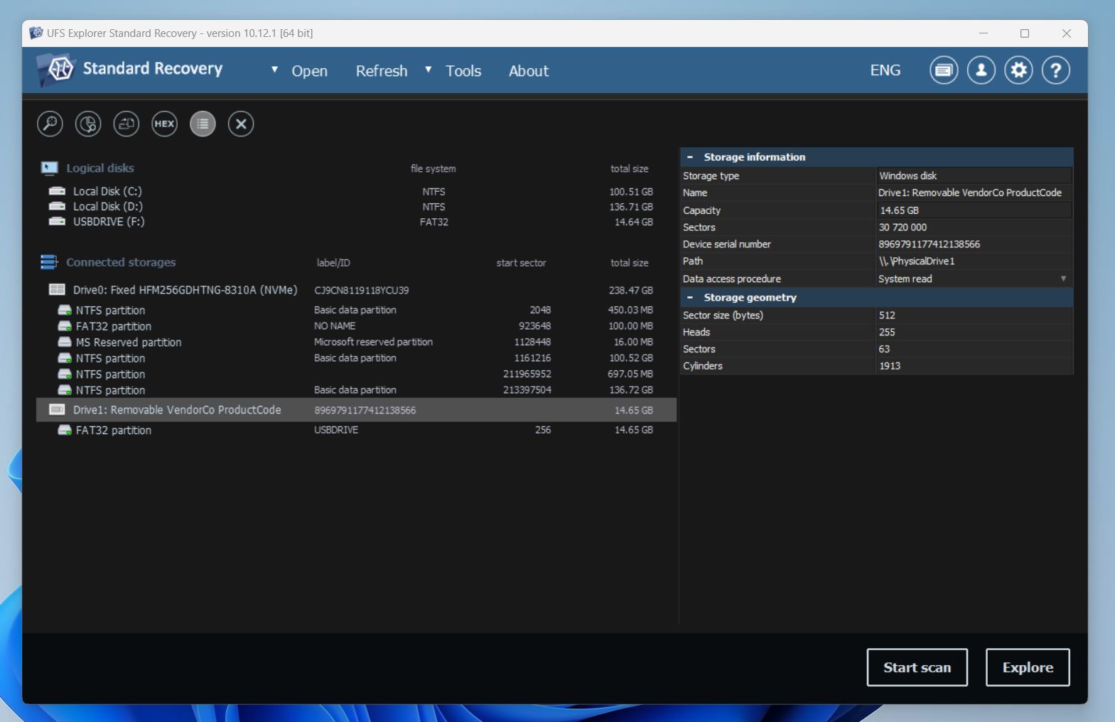 UI dark mode