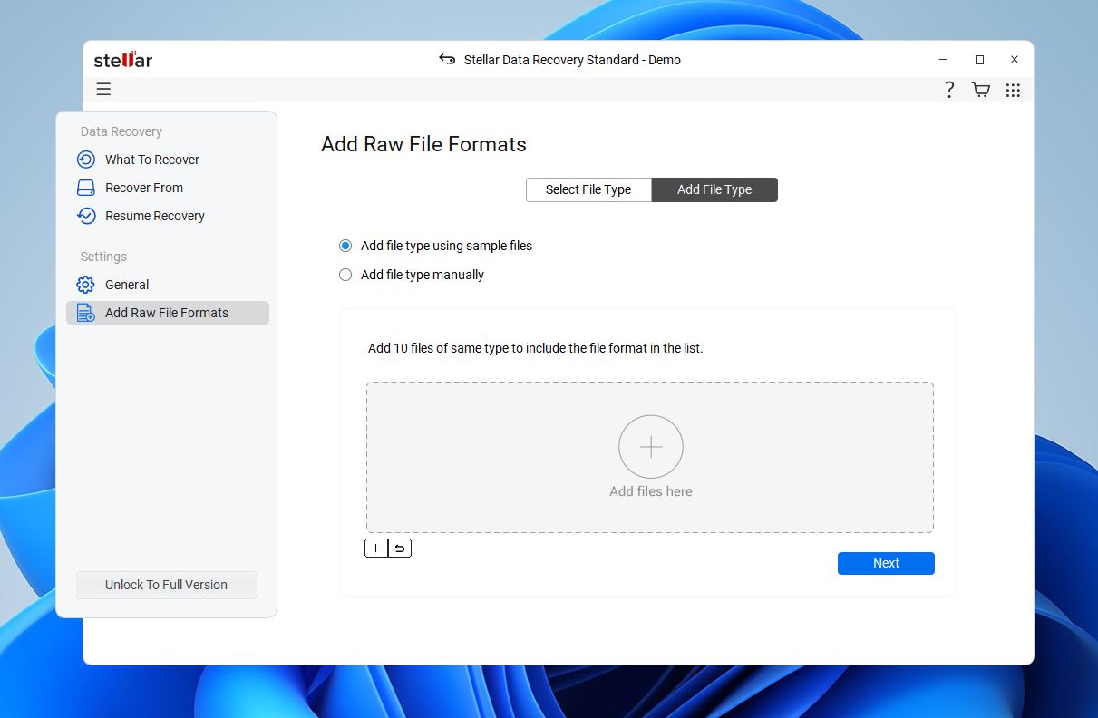 add custom raw file format to stellar