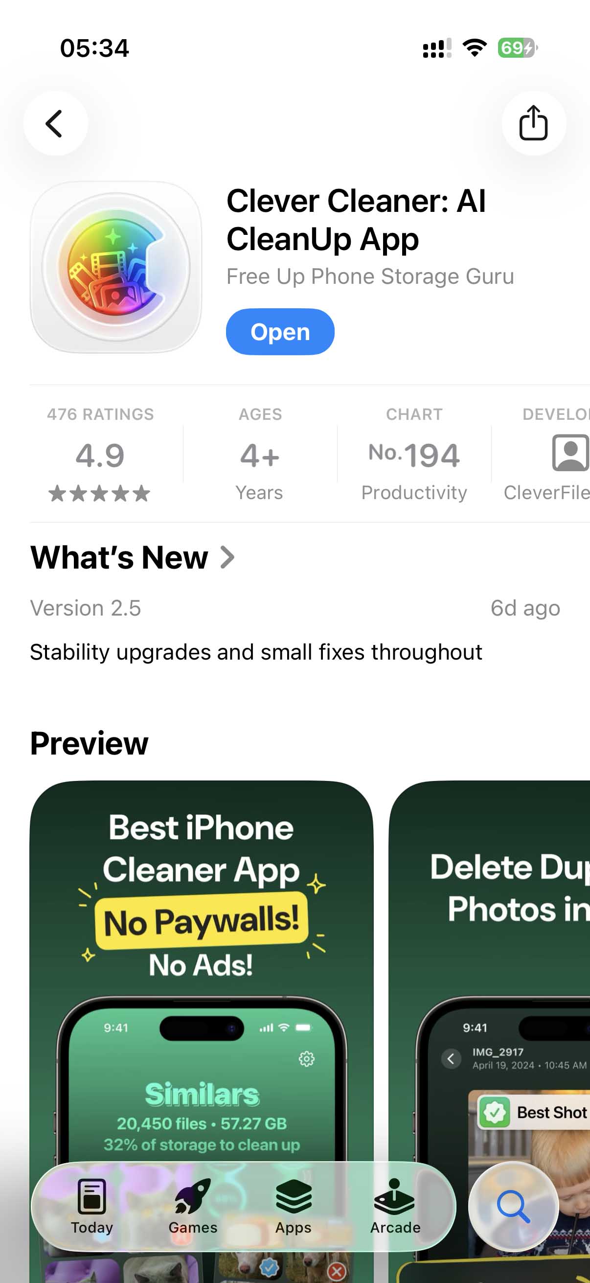 Find Clever Cleaner in the App Store.