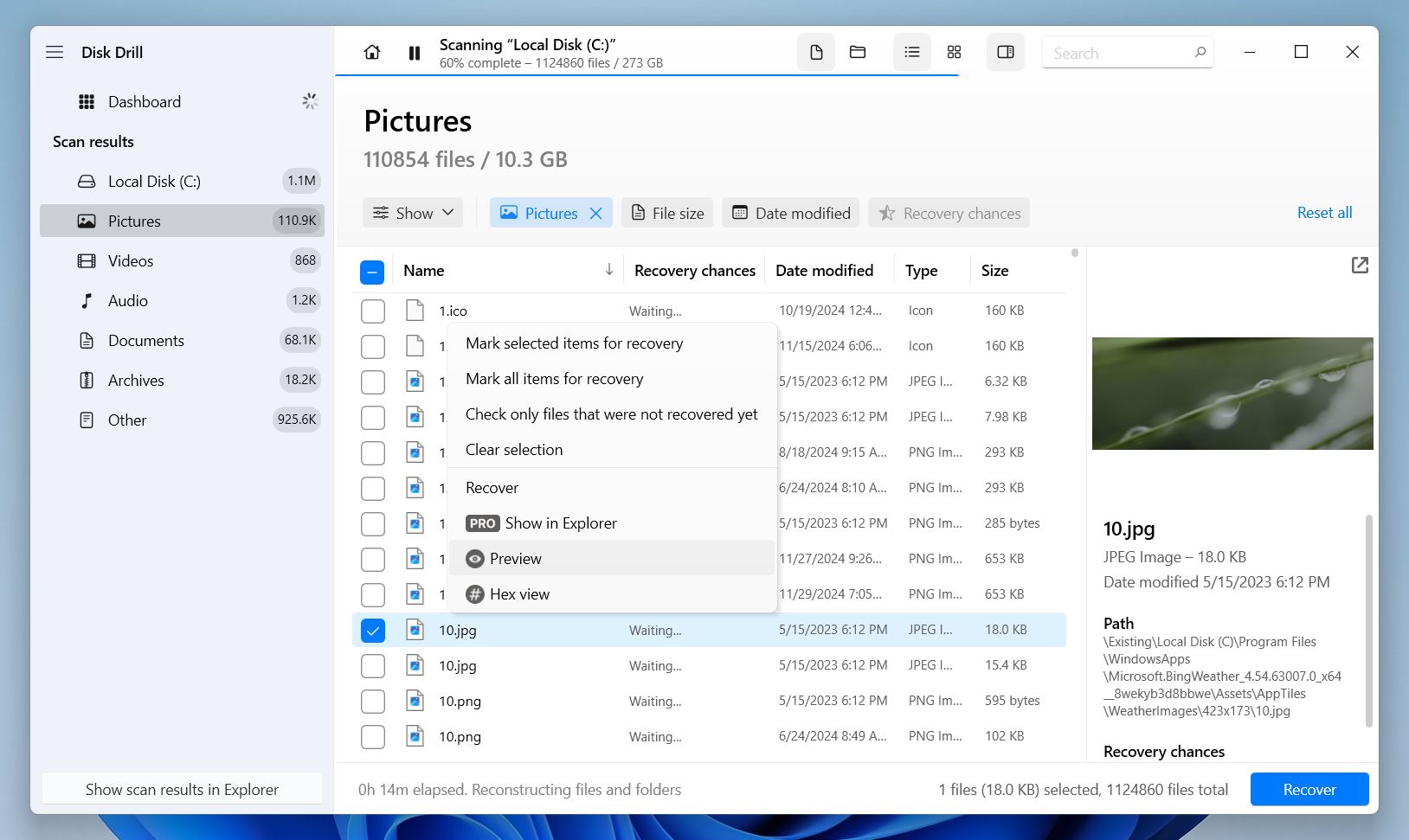 Disk Drill data recovery software