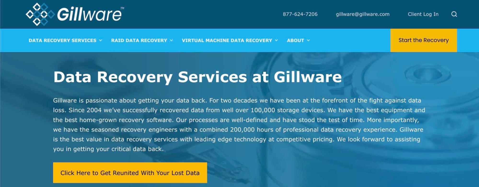 Gillware Data Recovery Service