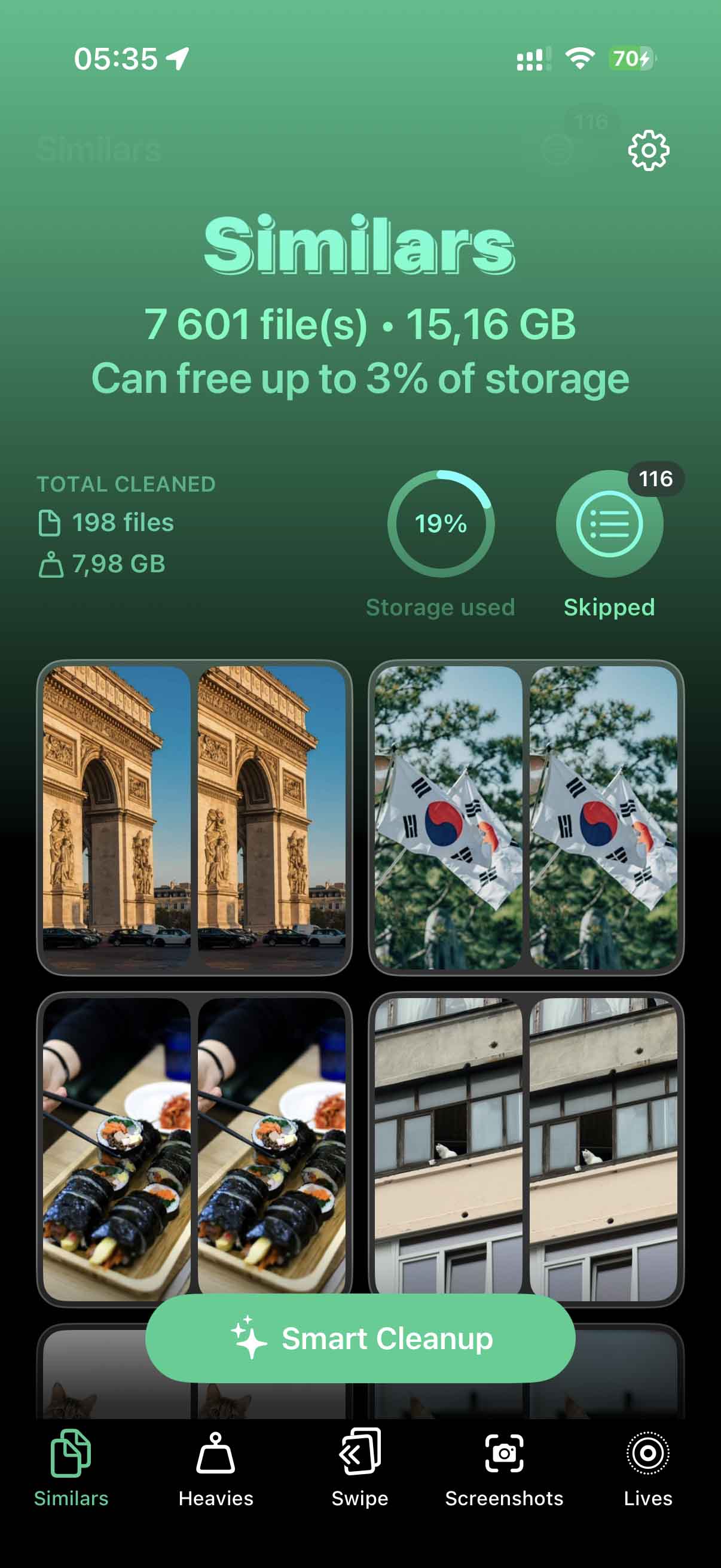 Open Smart Cleanup in Clever Cleaner.