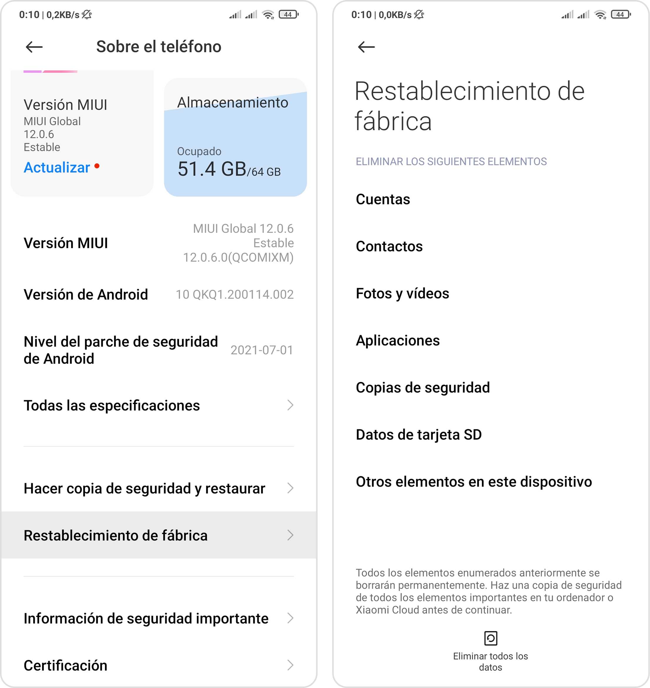 la tarjeta SD no funciona