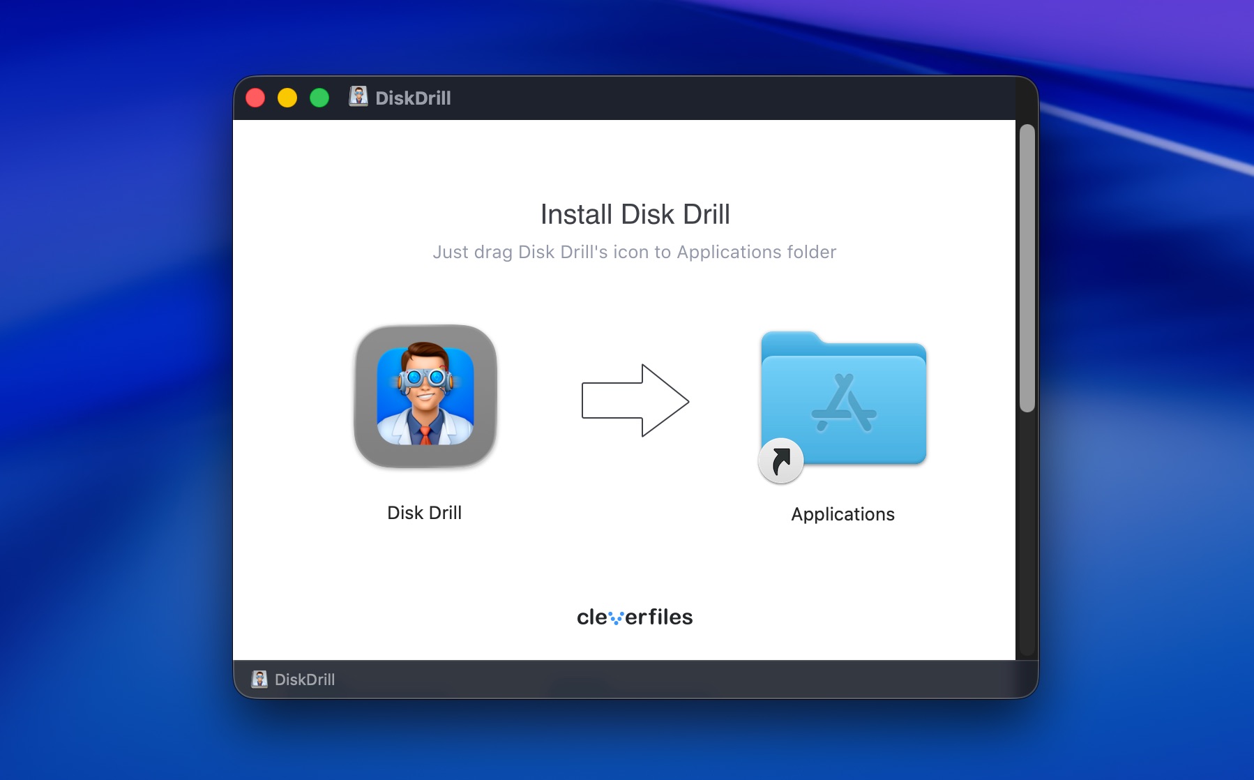 Install Disk Drill Tahoe