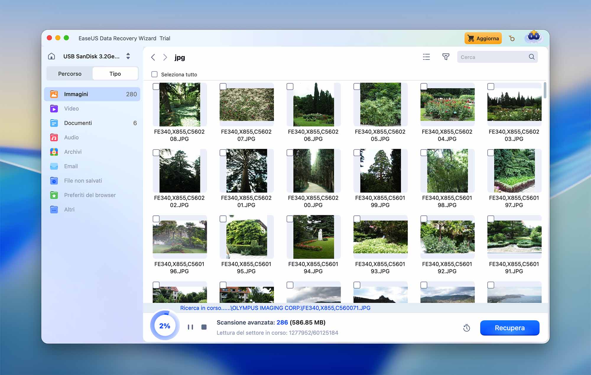 EaseUS Data Recovery Wizard per Mac