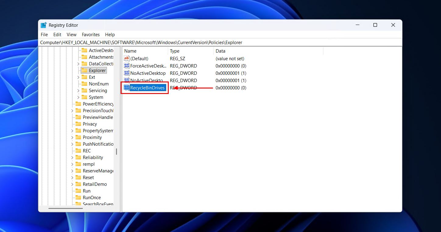 Updating second registry value.