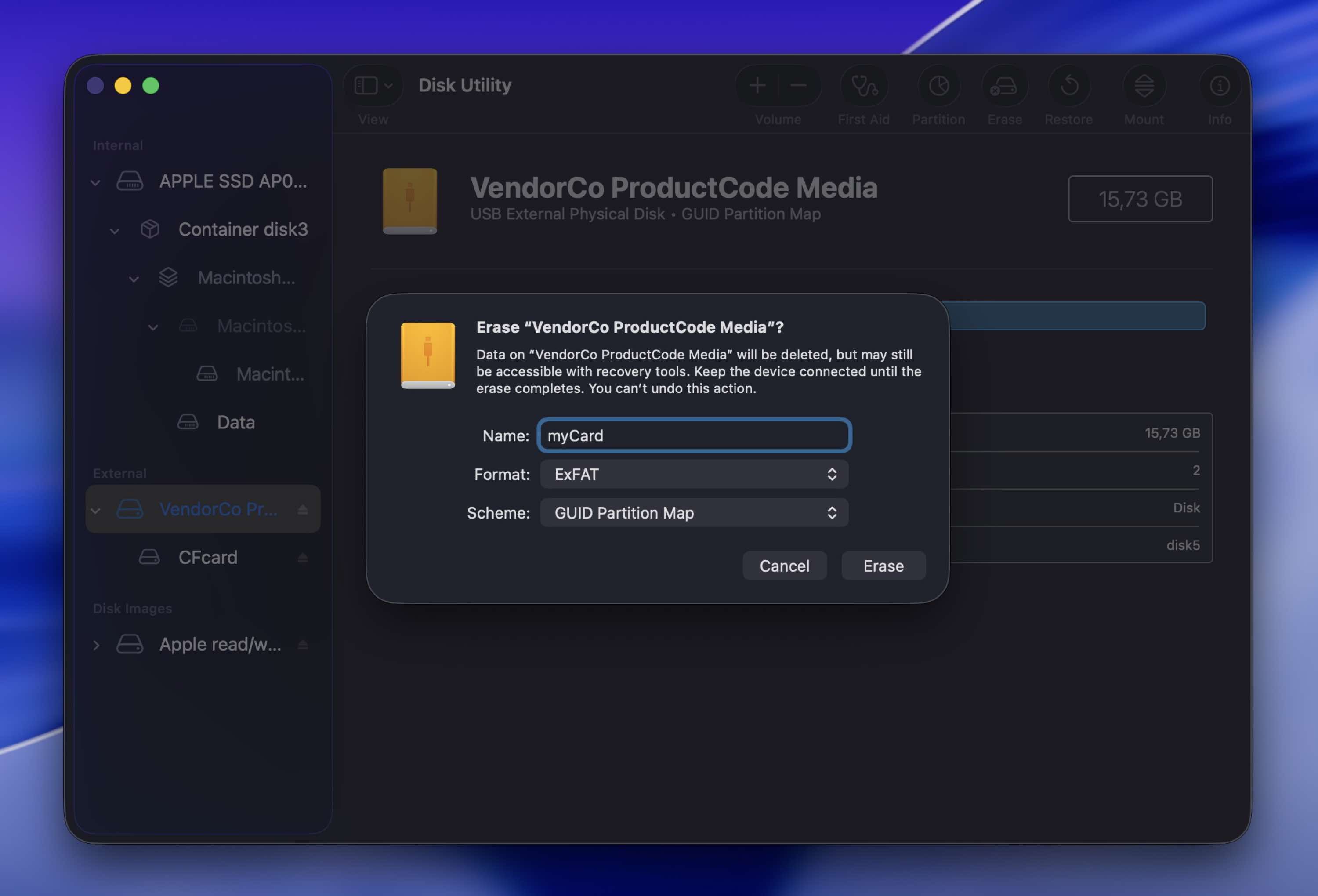 Choose a file system