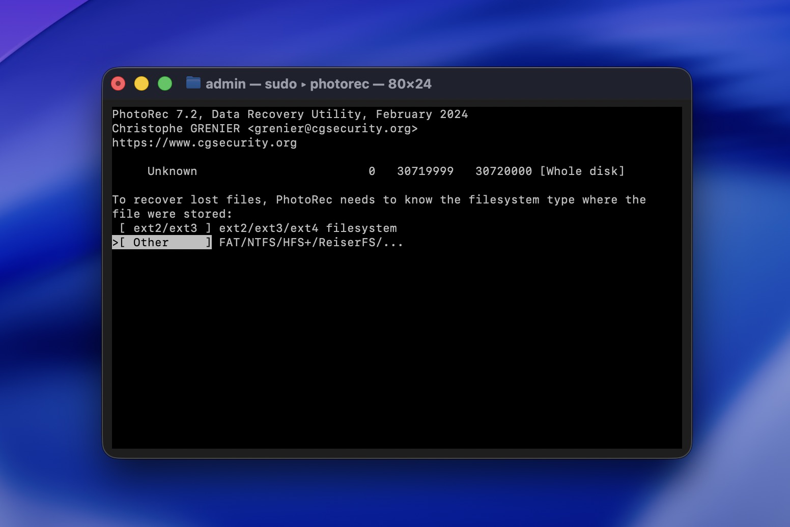 Pick your card’s file system