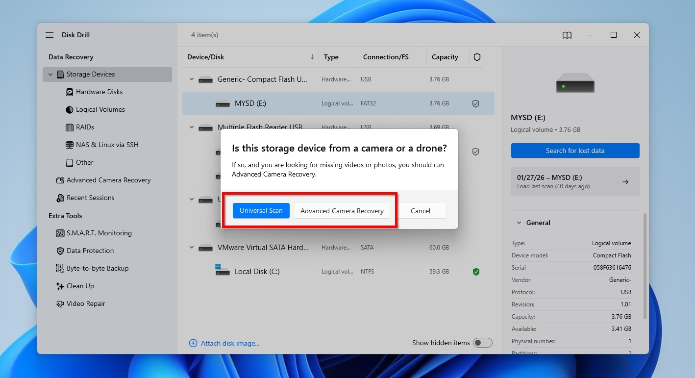 Disk Drill Universal Scan And Advanced Camera Recovery
