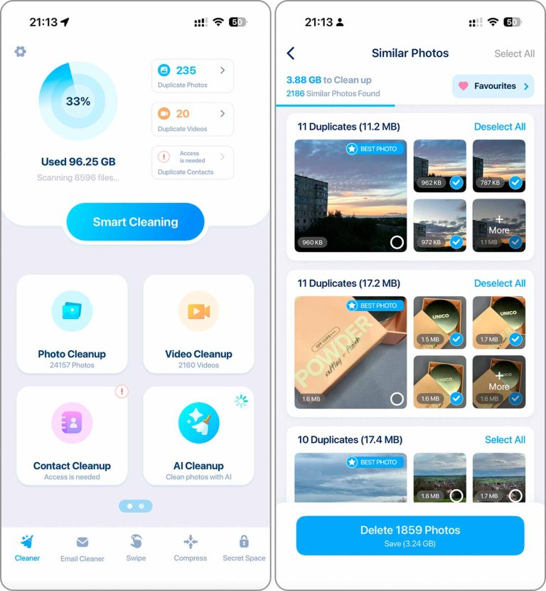 11 Best iPhone Cleaner Apps to Free Up Storage (2026)