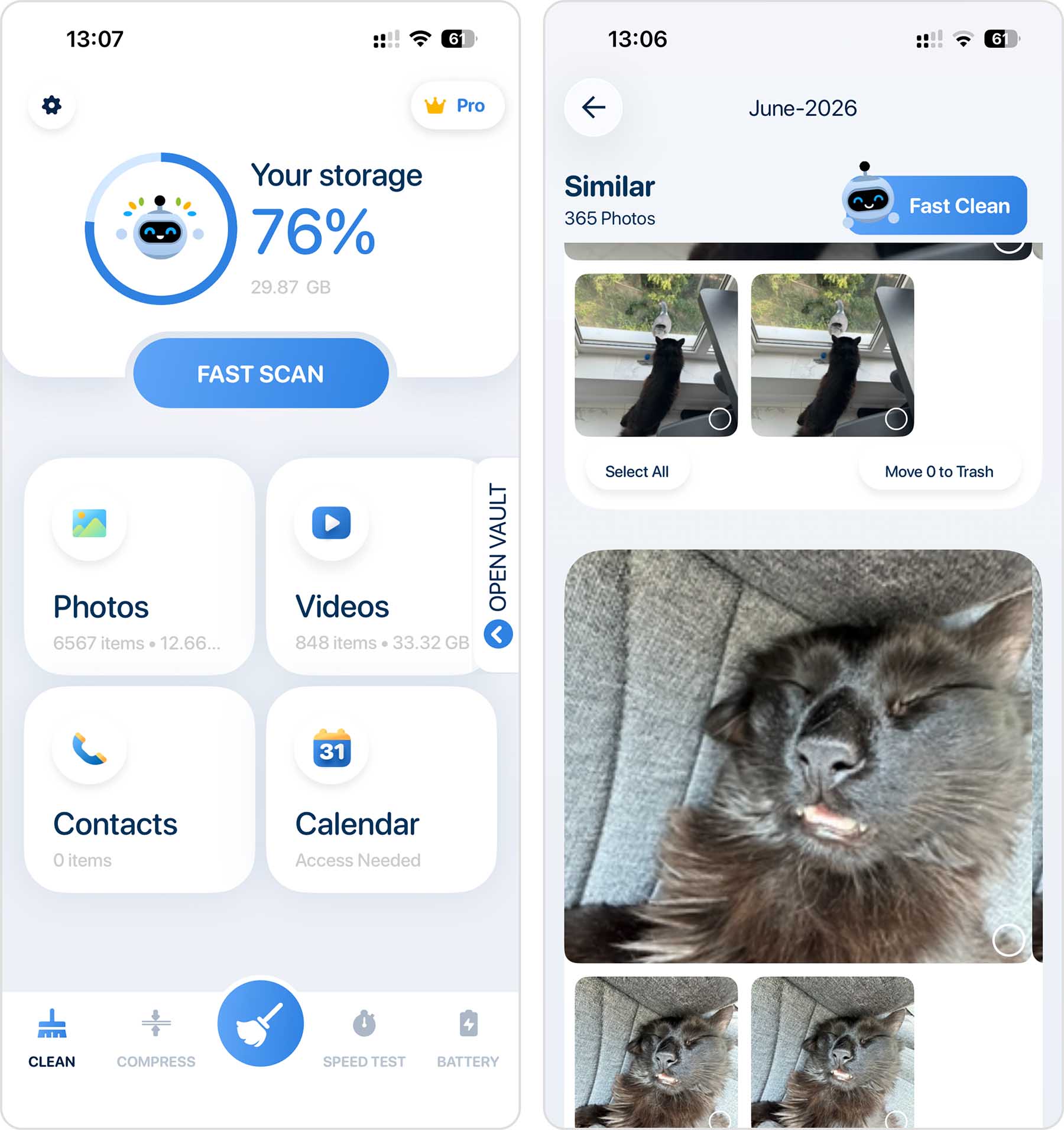 Boost Cleaner - Clean Up Smart app screenshots.